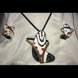 Authentic Matisse Necklace and Earrings set
